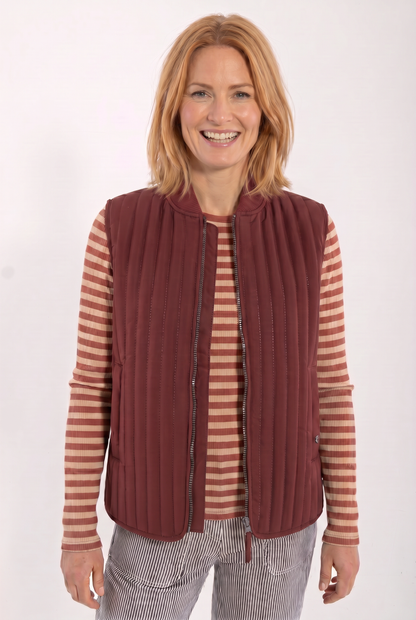 Danivrig Thermo Vest Dark Cherry