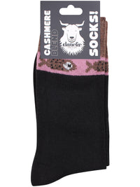 Danalvhild Cashmere Socks Black FISH