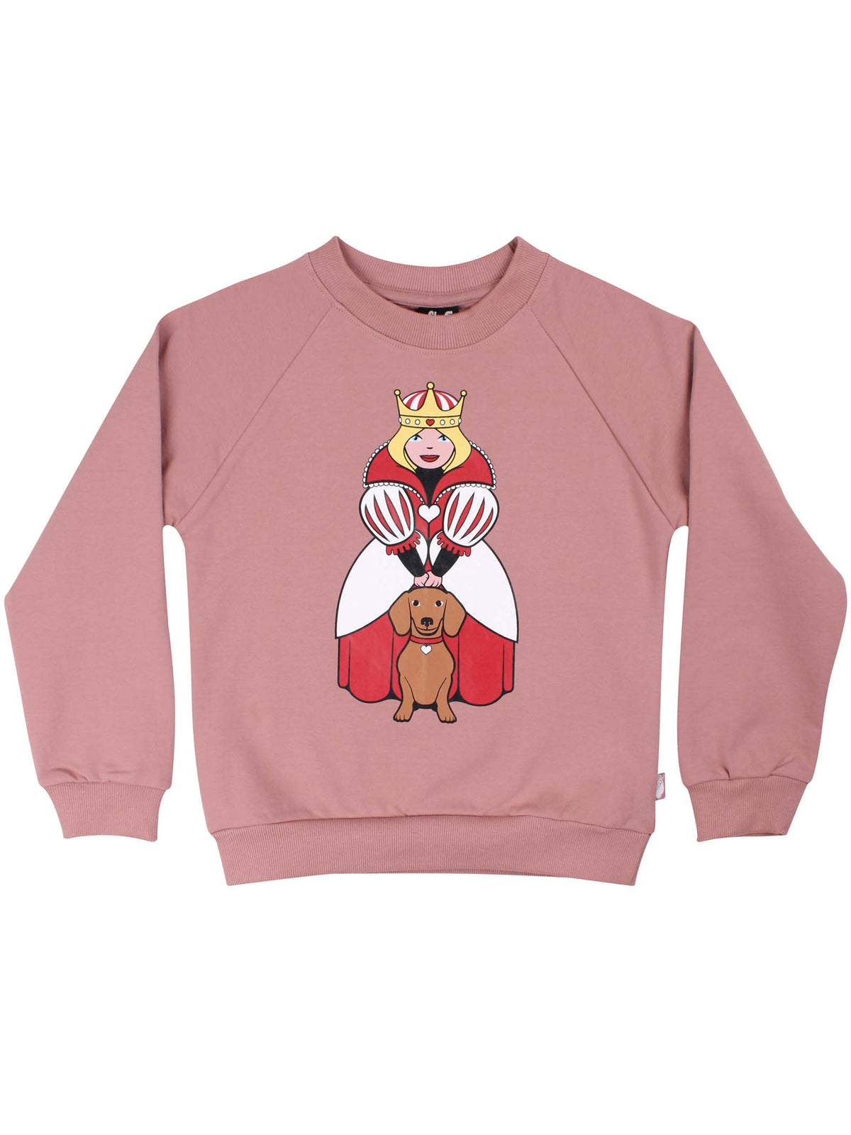 Sweater til børn med Dronning og hund