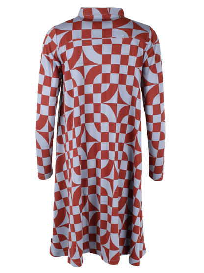 Dananemone Interlock Dress Lt Blue Grey CHECKITOUT
