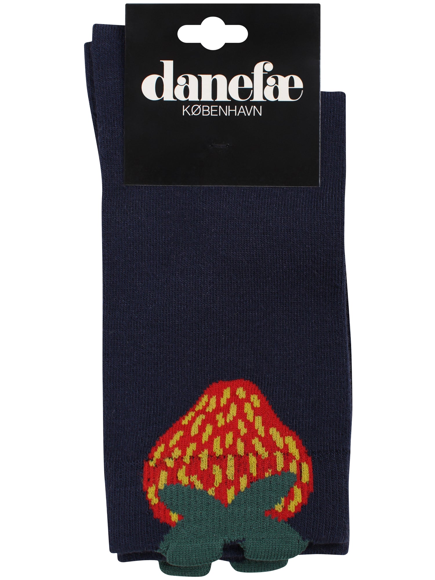 Dane3D Ladies Socks Dark Navy STRAWBS