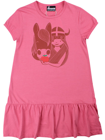 Danebasic Banana Dress Soft Cherry IDUNN