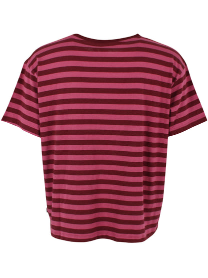 Danebasic Boxy Tee Dark Cherry/Berry Compote