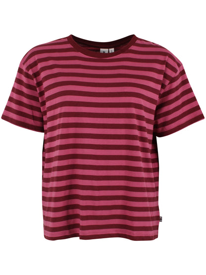 Danebasic Boxy Tee Dark Cherry/Berry Compote