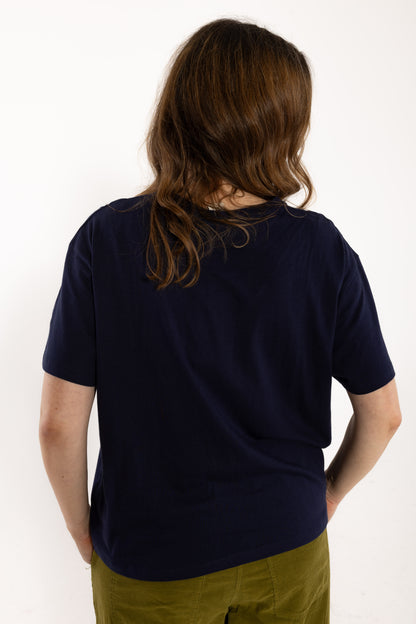 Danebasic Boxy Tee Dark Navy