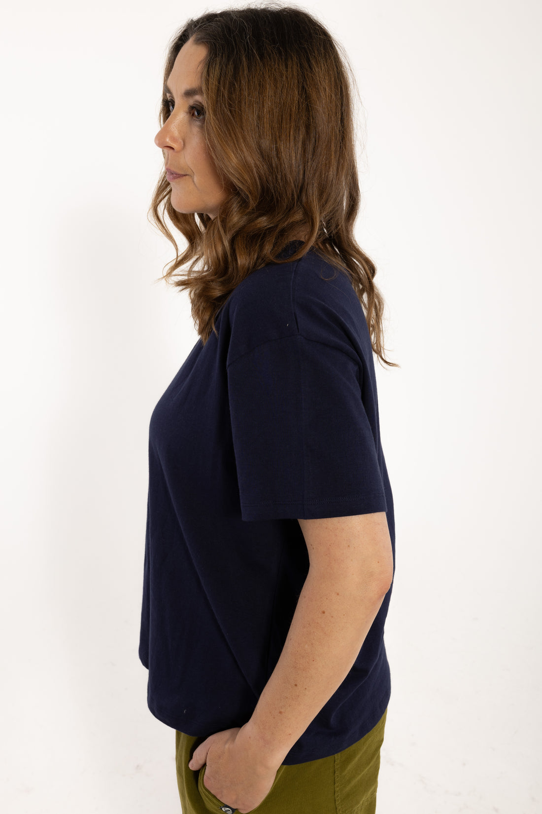 Danebasic Boxy Tee Dark Navy