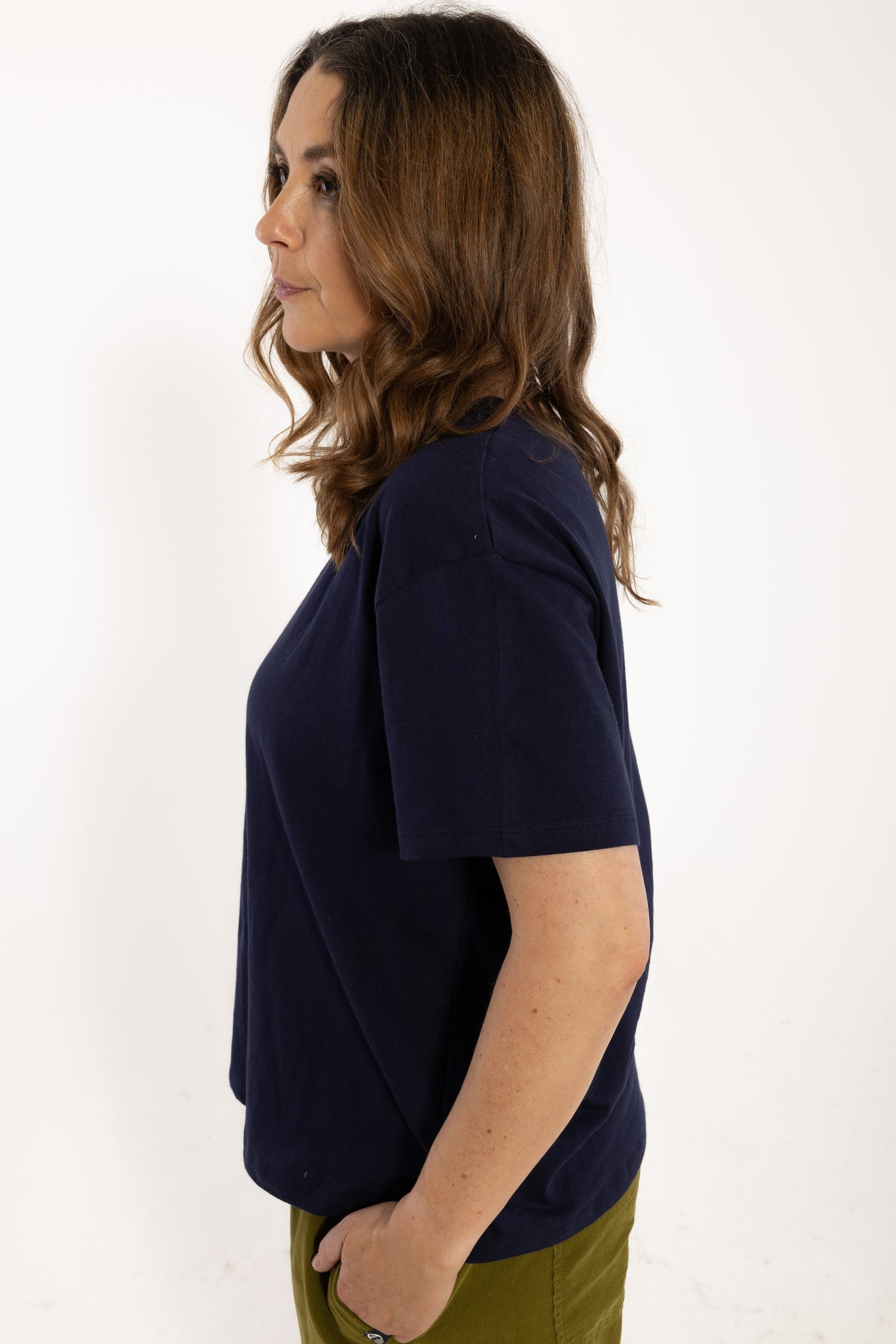 Danebasic Boxy Tee Dark Navy