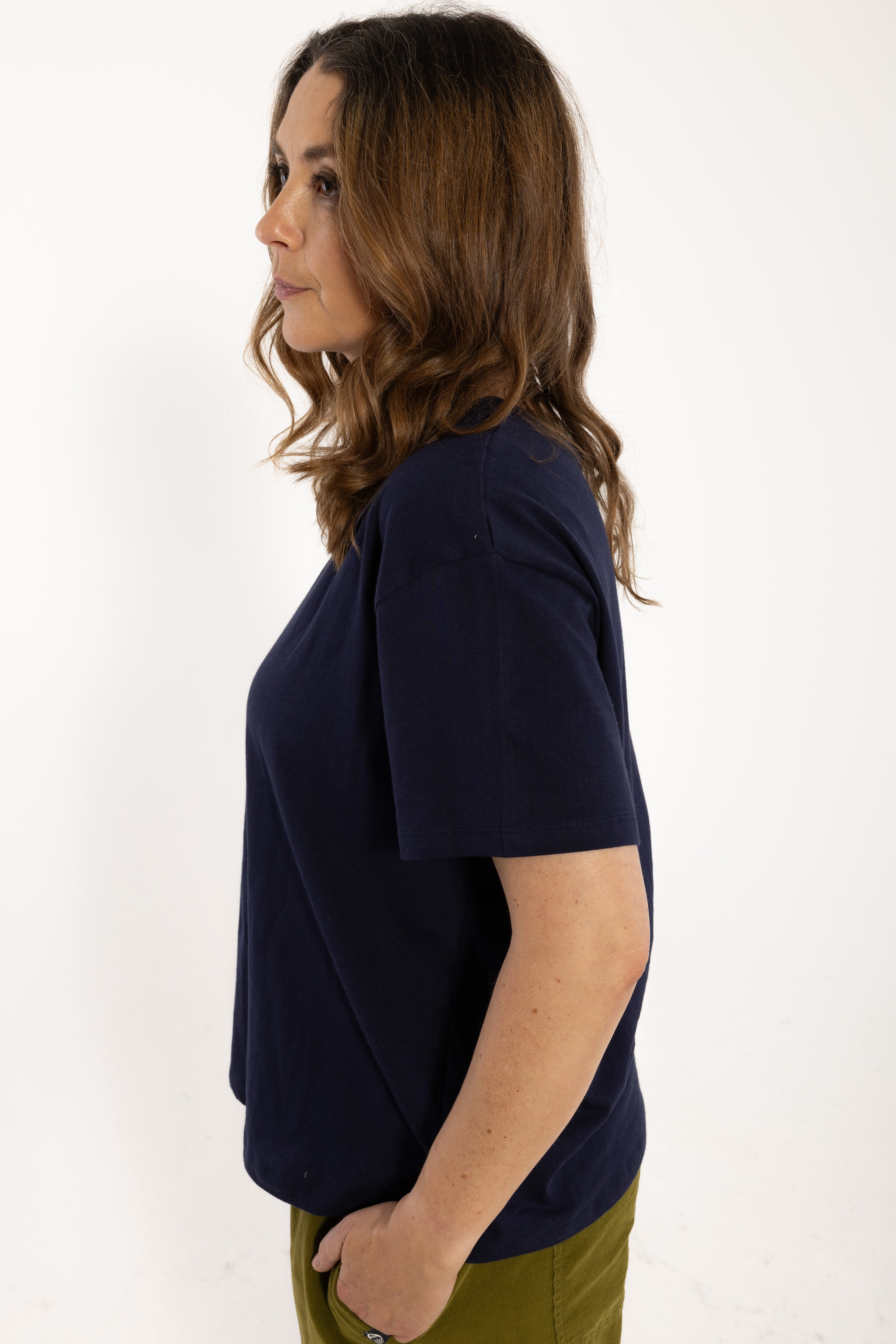 Danebasic Boxy Tee Dark Navy