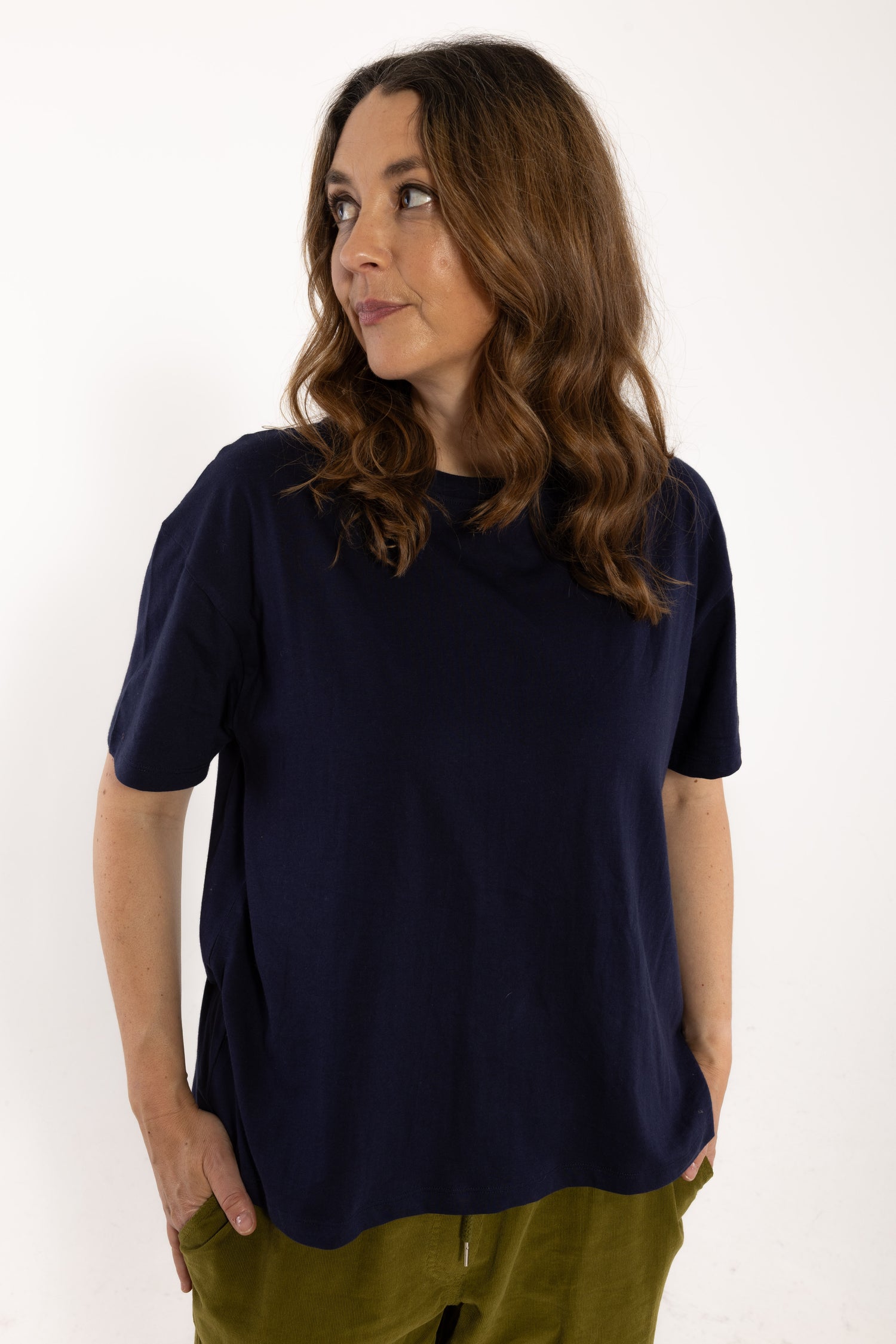 Danebasic Boxy Tee Dark Navy