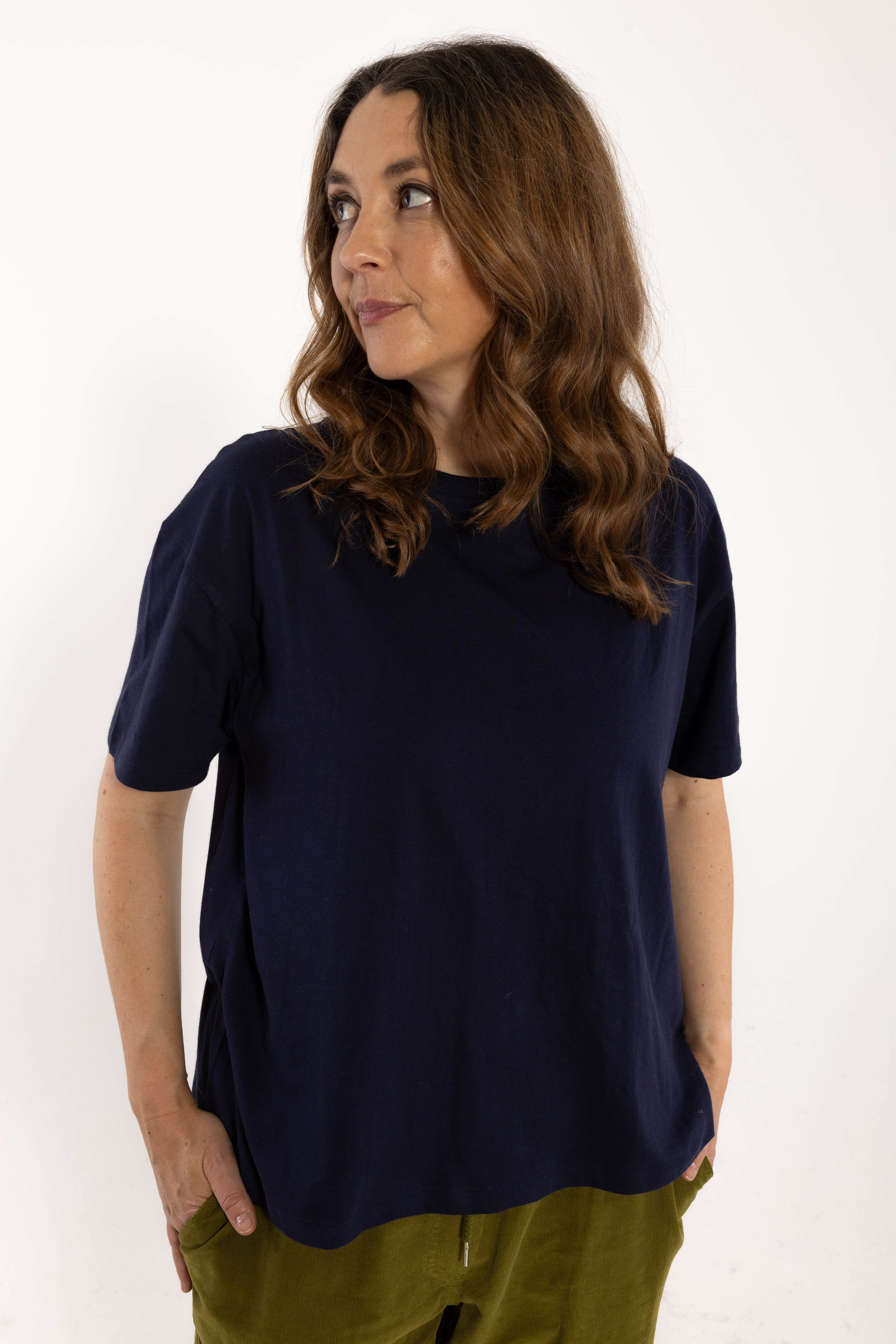 Danebasic Boxy Tee Dark Navy
