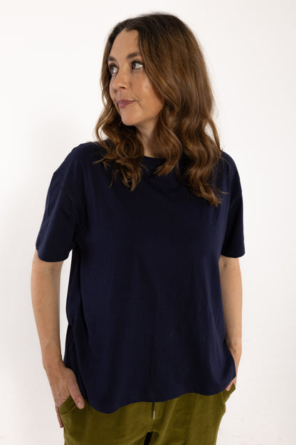 Danebasic Boxy Tee Dark Navy