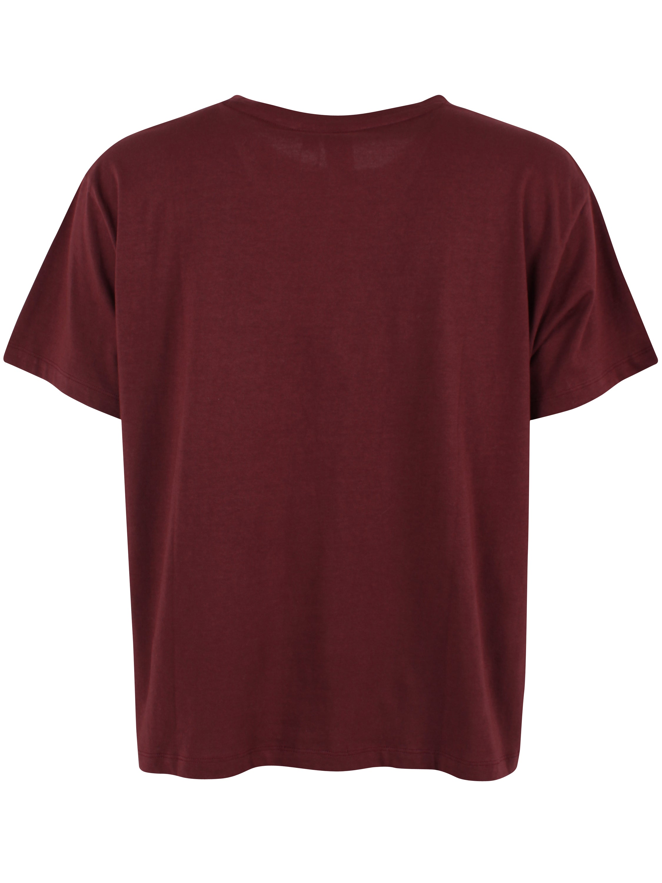 Danebasic Boxy Tee Dark Wine