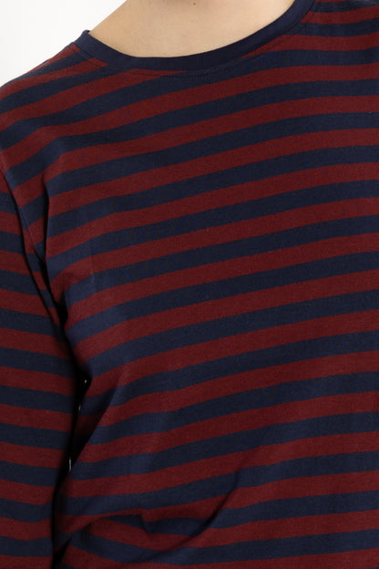 Danebasic Glad Tee Dark Cherry/Dark Navy