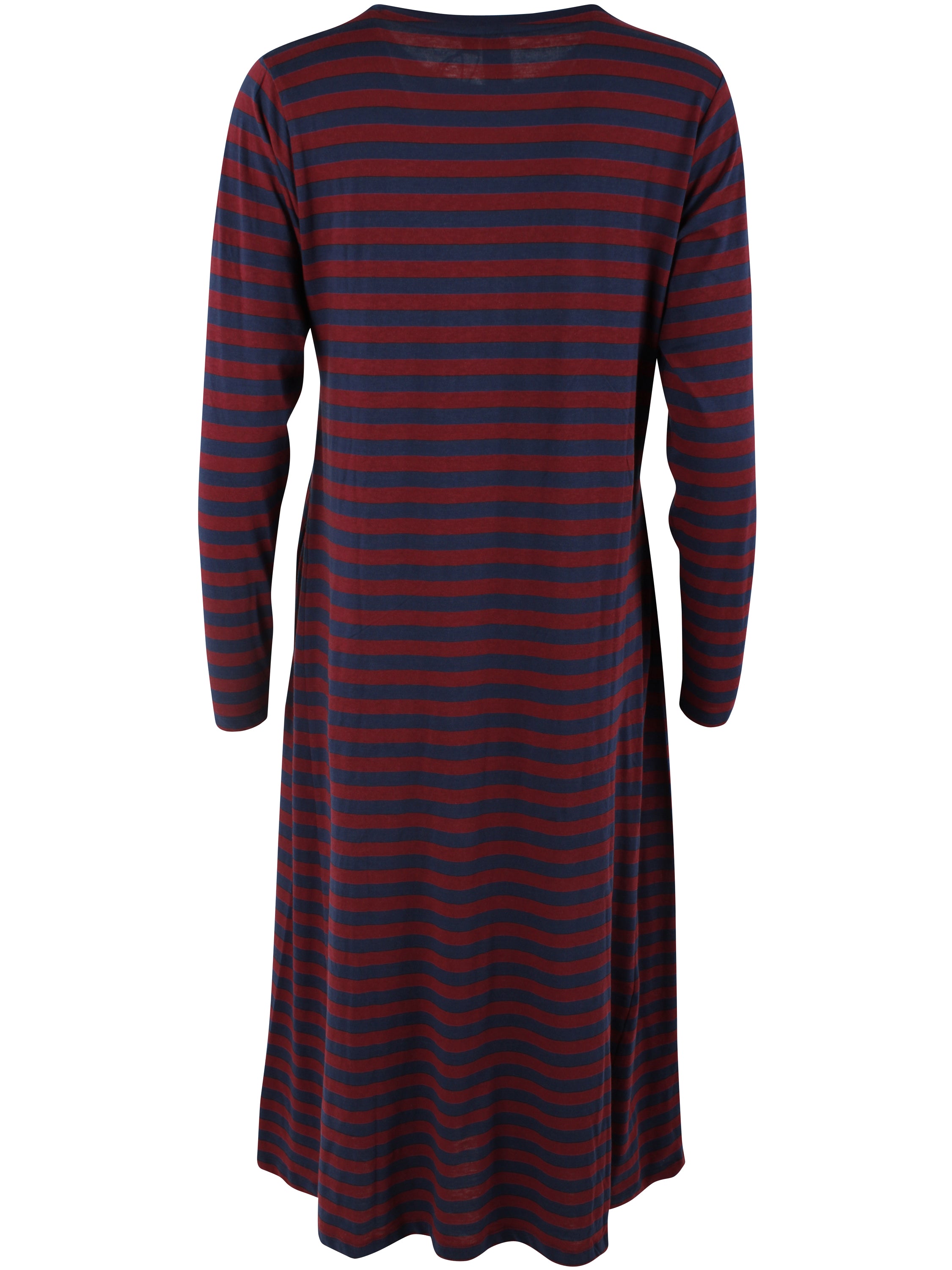 Danebasic Goodnews LS Dress Dark Cherry/Dark Navy