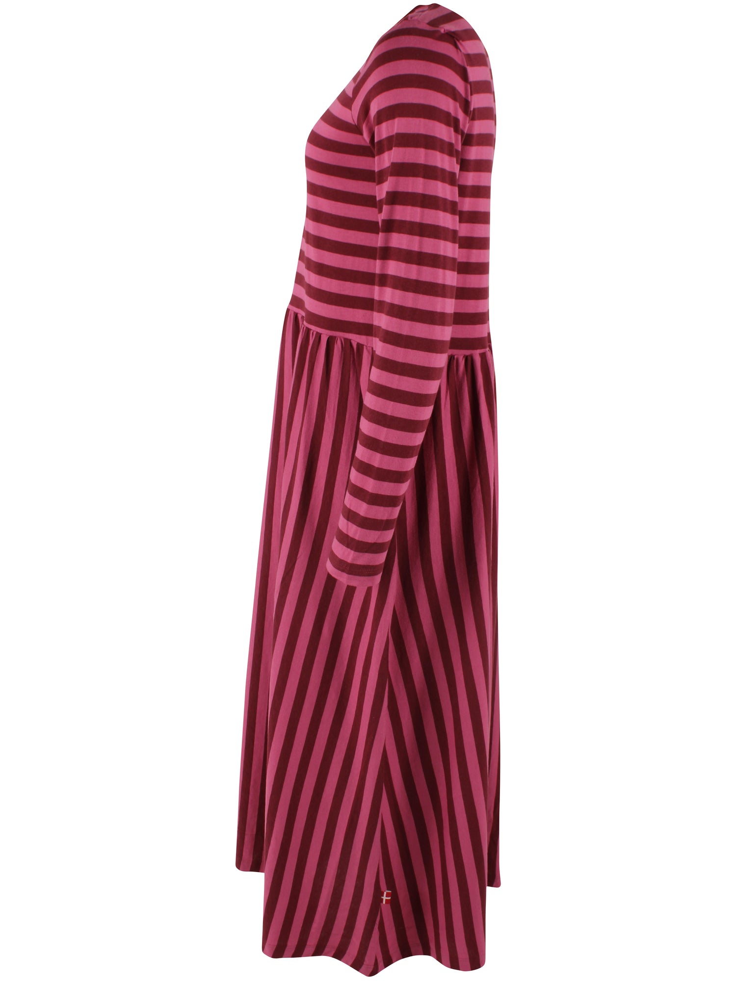Danebasic Kroeyer LS Dress Dark Cherry/Berry Compote