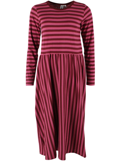 Danebasic Kroeyer LS Dress Dark Cherry/Berry Compote