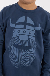 Danebasic Longsleeve Dark Grey Blue ERIK