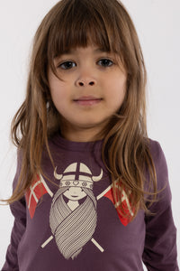 Danebasic Longsleeve Grey Plum FLAGFREJA