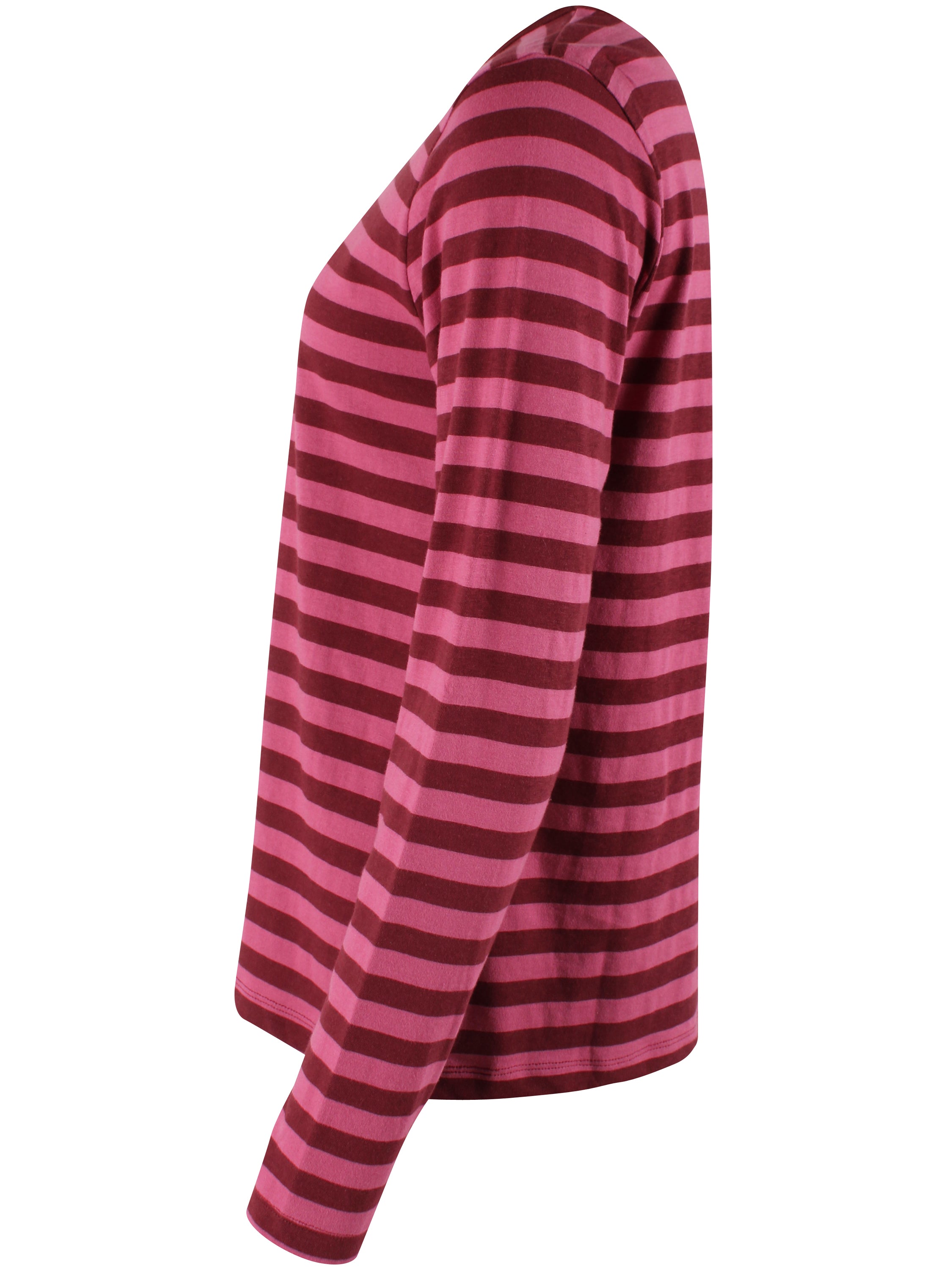 Danebasic Merry LS Tee Dark Cherry/Berry Compote