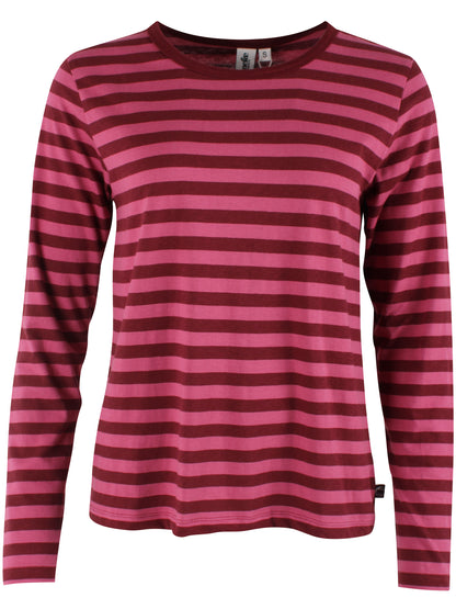 Danebasic Merry LS Tee Dark Cherry/Berry Compote