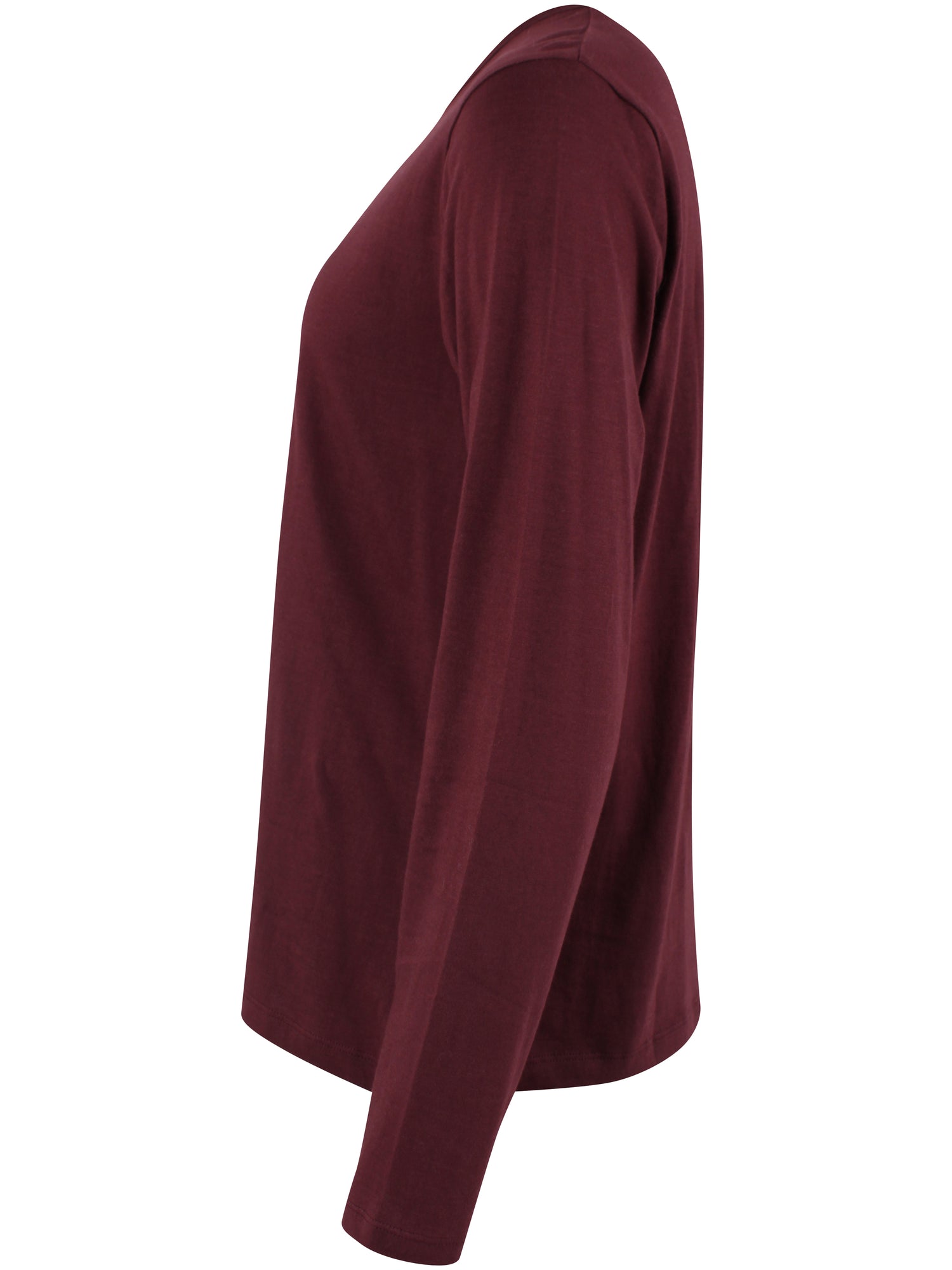 Danebasic Merry LS Tee Dark Wine