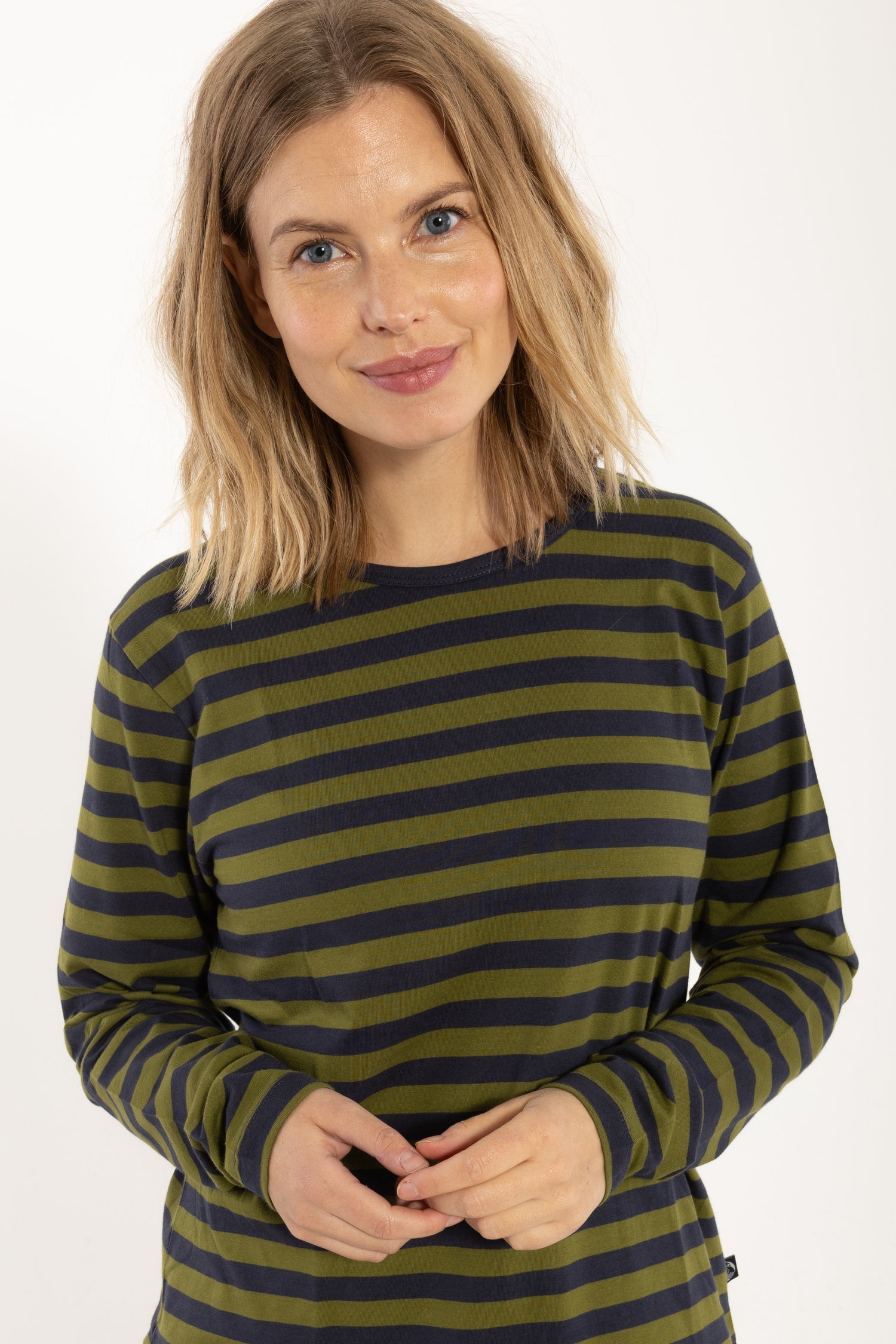 Danebasic Merry LS Tee Dk Navy/Olive