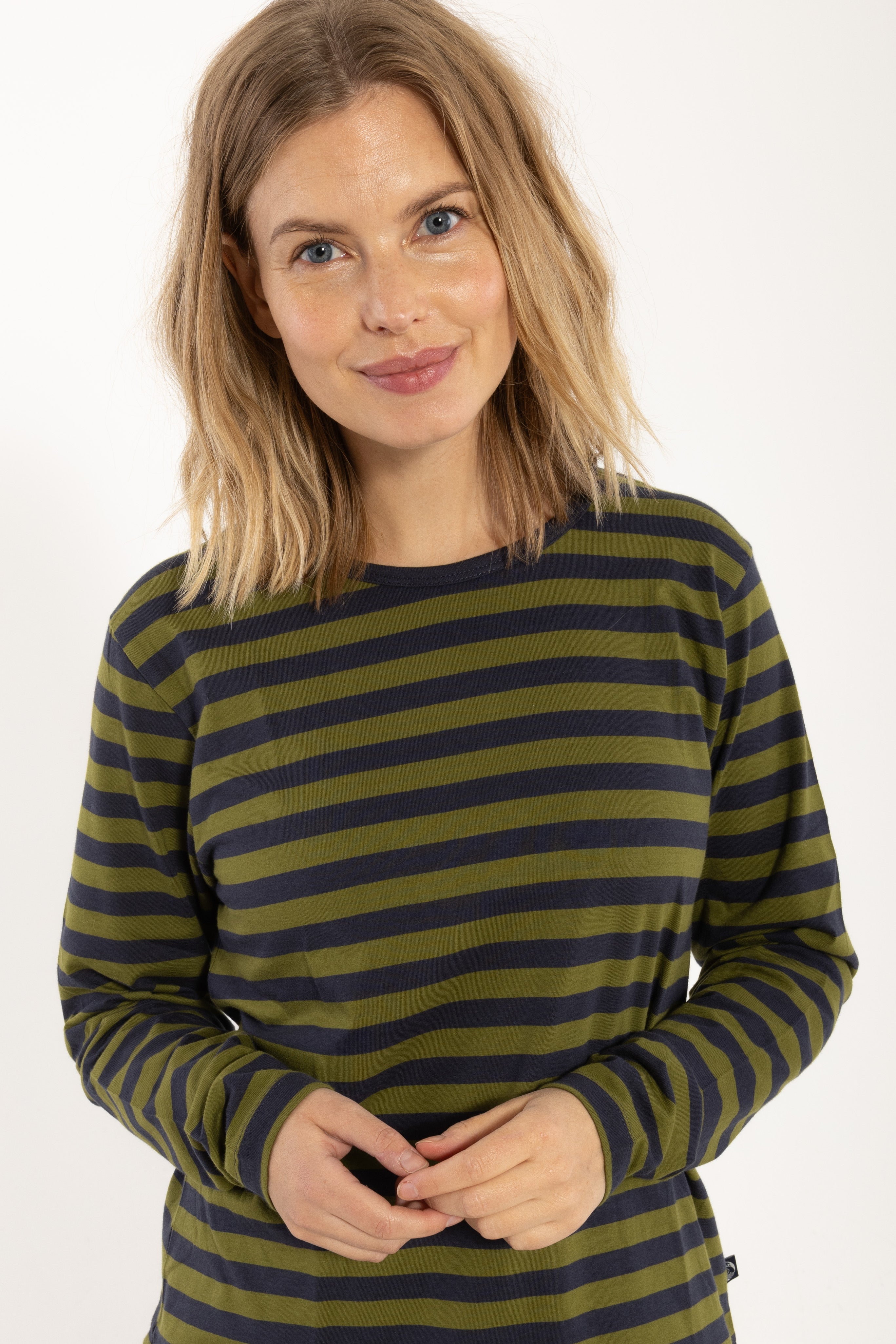 Danebasic Merry LS Tee Dk Navy/Olive