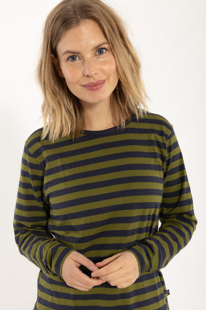 Danebasic Merry LS Tee Dk Navy/Olive