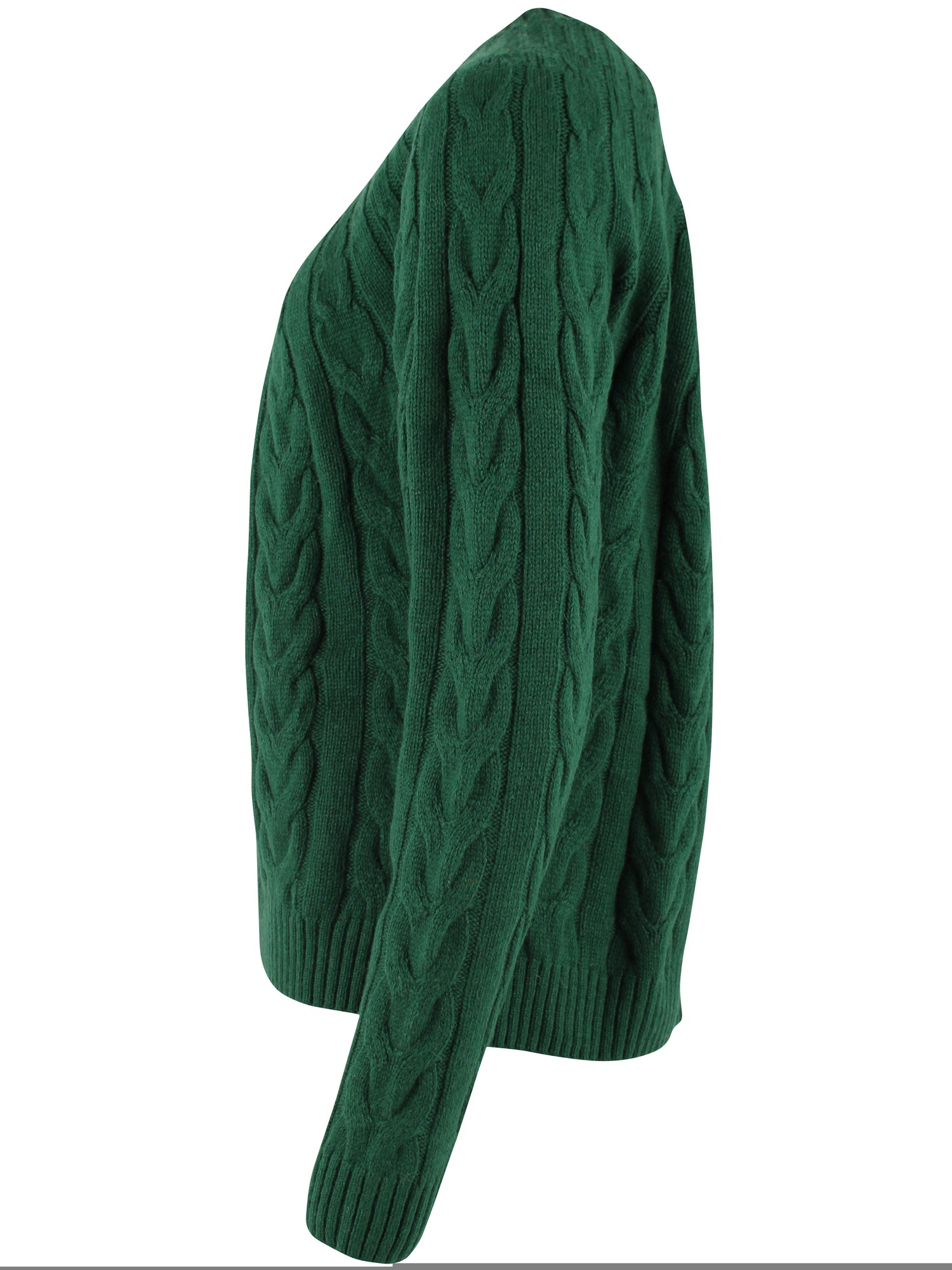 Danecable Knit Wool Sweater Dark Pine