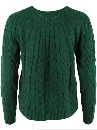 Danecable Knit Wool Sweater Dark Pine