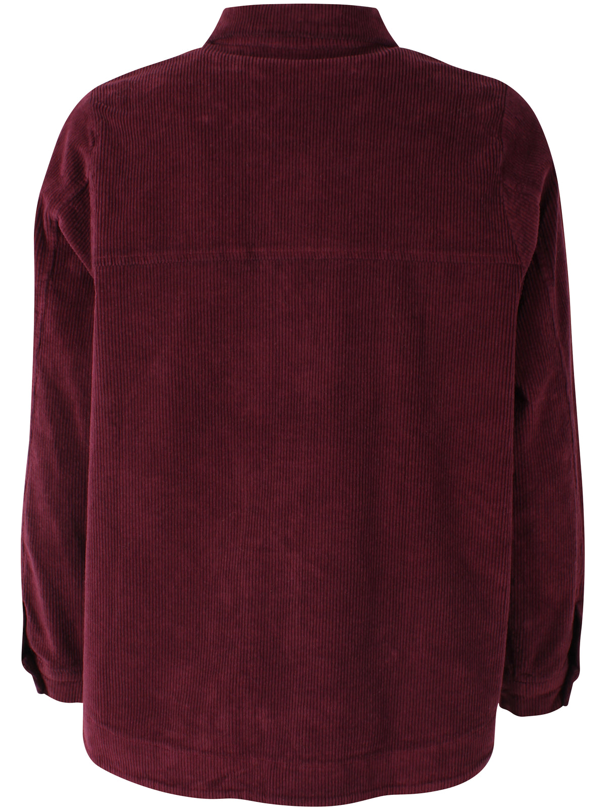 Danecattle Cord Stretch Shirt Dark Cherry