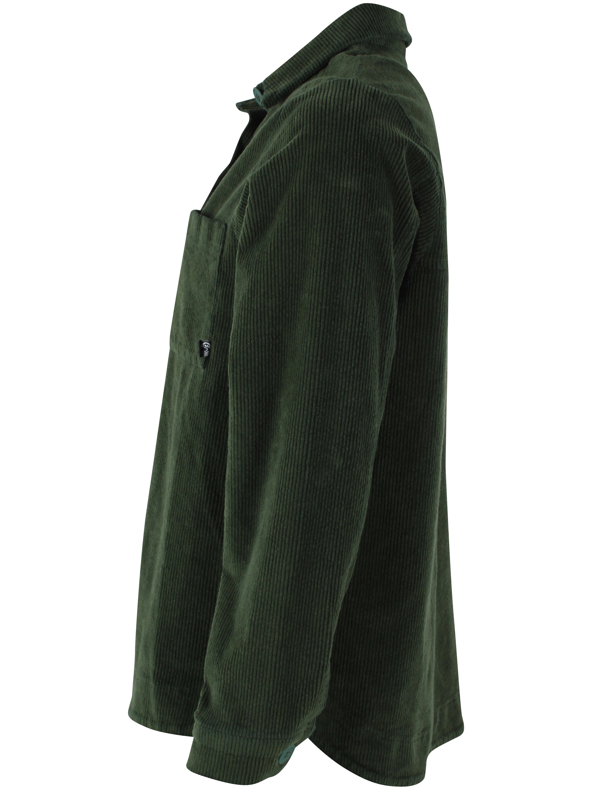 Danecattle Cord Stretch Shirt Dark Forest