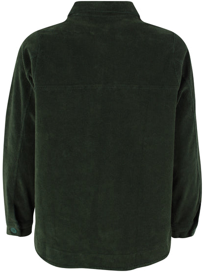 Danecattle Cord Stretch Shirt Dark Forest