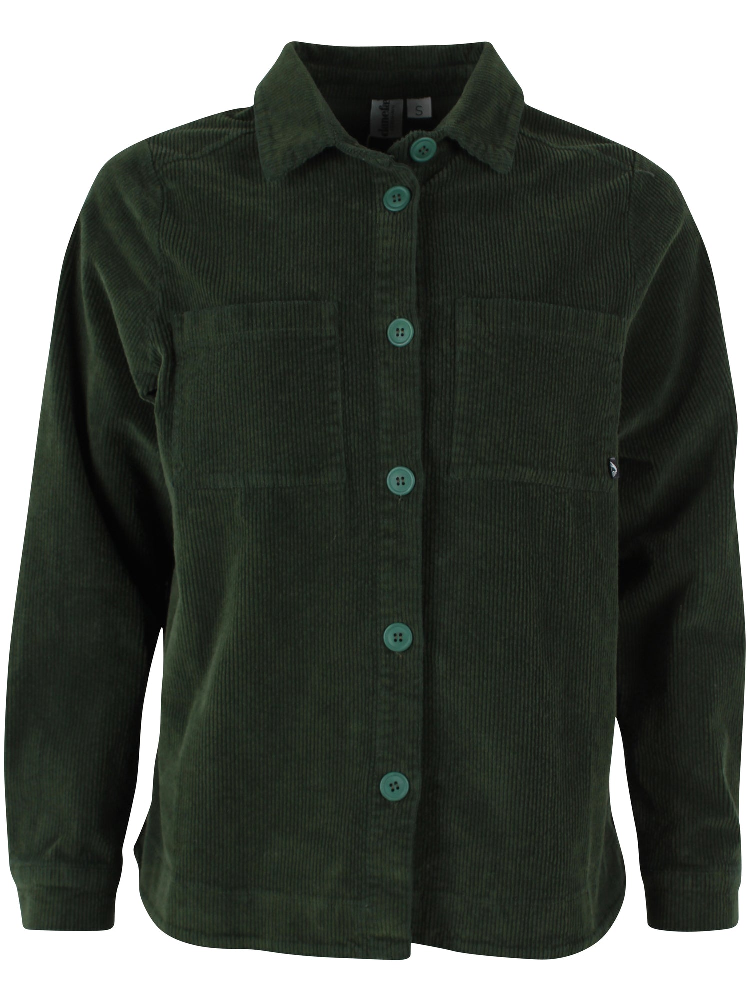 Danecattle Cord Stretch Shirt Dark Forest