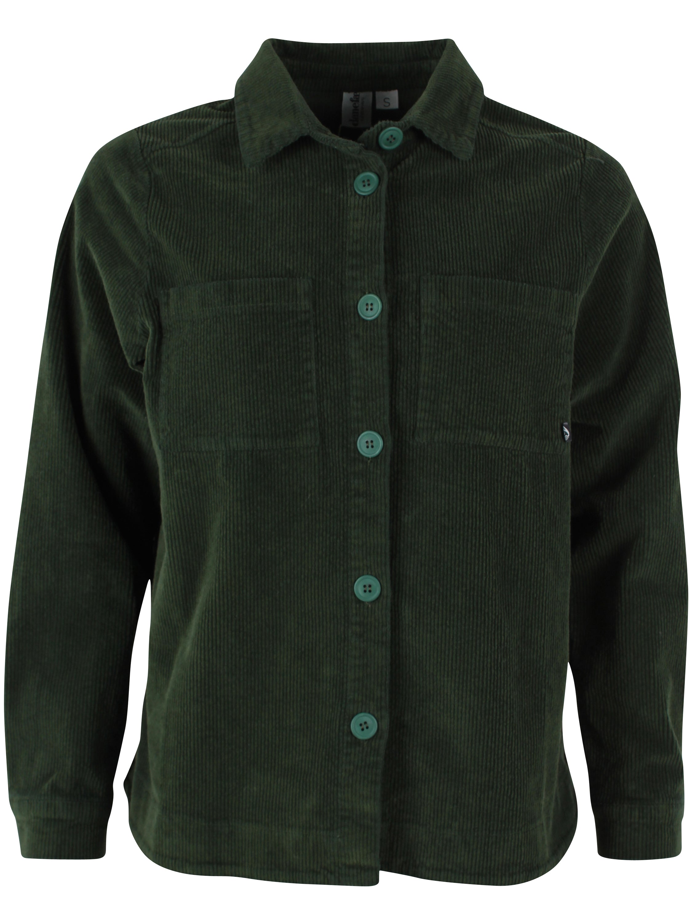 Danecattle Cord Stretch Shirt Dark Forest