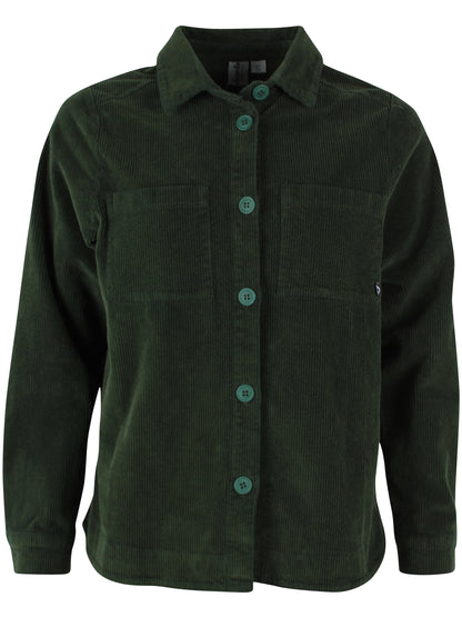 Danecattle Cord Stretch Shirt Dark Forest