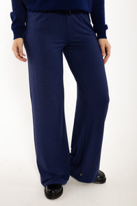 Danecitrus Wool Pants Deep Blue