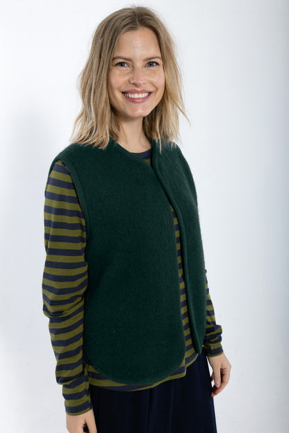 Danecobra Wool Vest Dark Forest