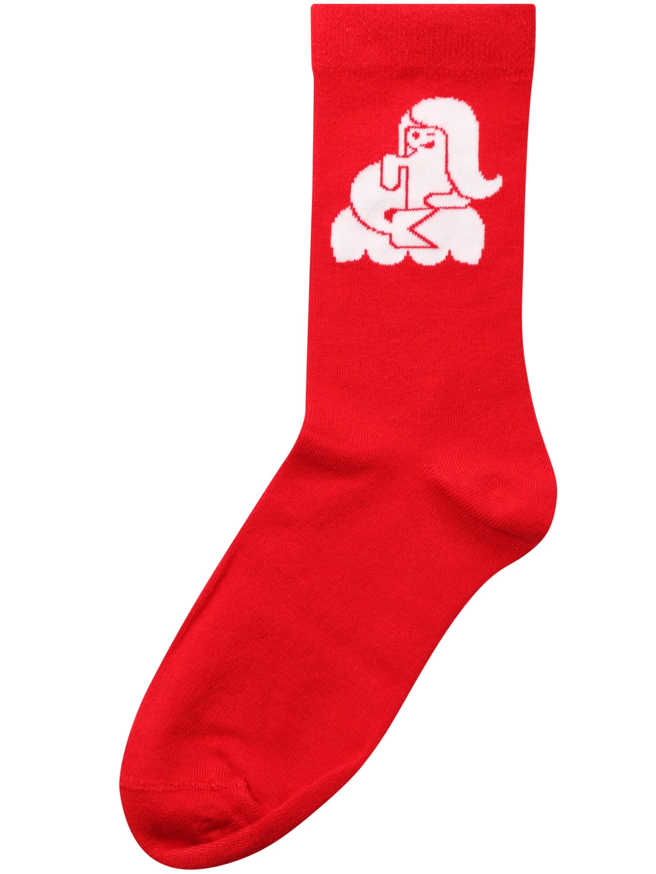 Danedanmark Ladies Socks Red HAVFRUE
