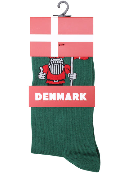 Danedanmark Mens Socks Dk Green ROLIGAN