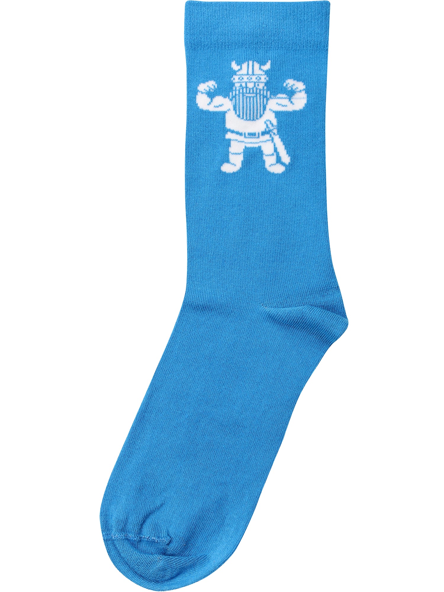 Danedanmark Mens Socks Medium Blue STAERVIK