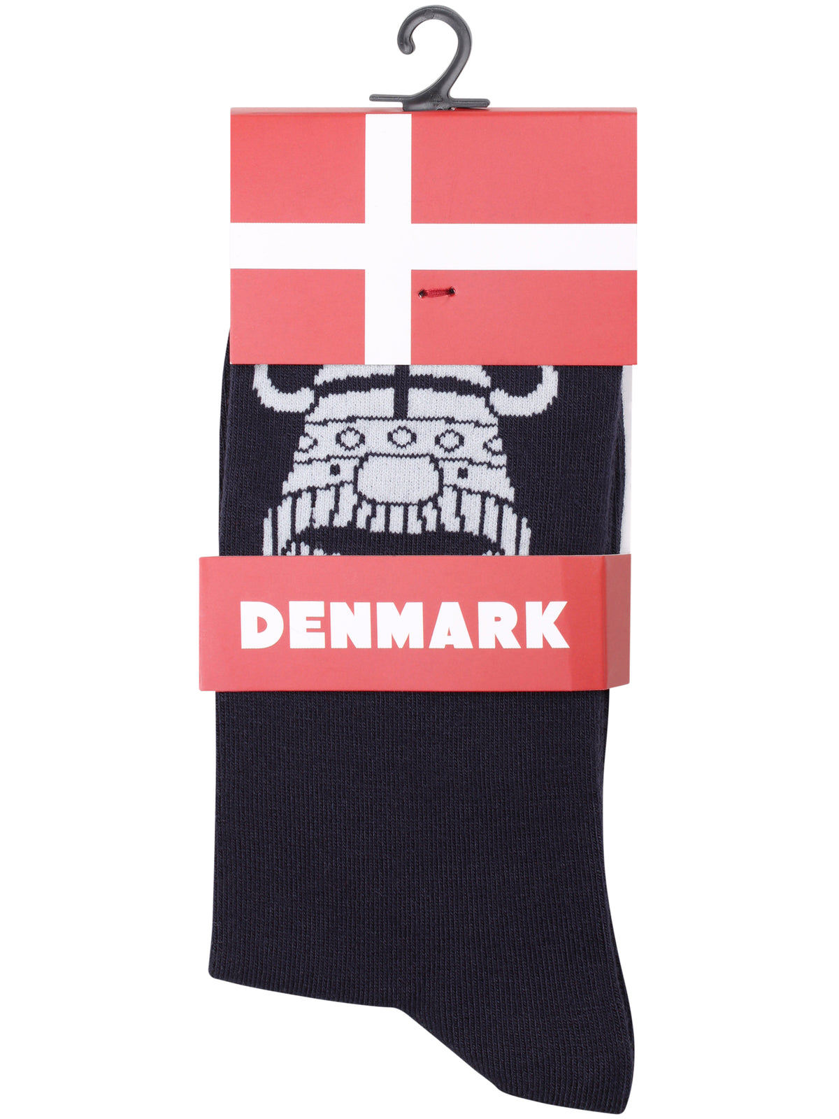 Navyblå sokker med viking til mænd