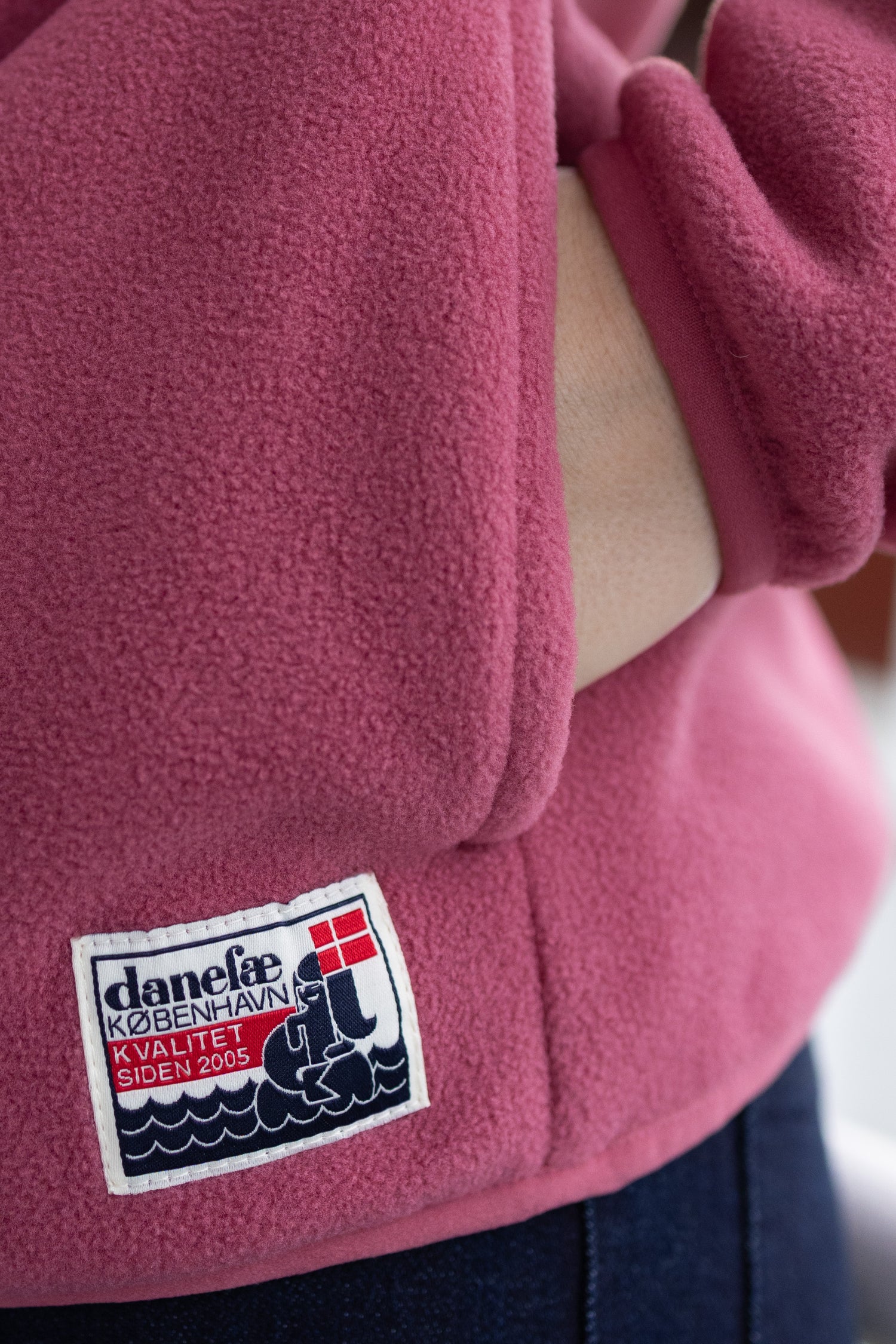 Danedea Polar Fleece Zip-Up Berry Compote