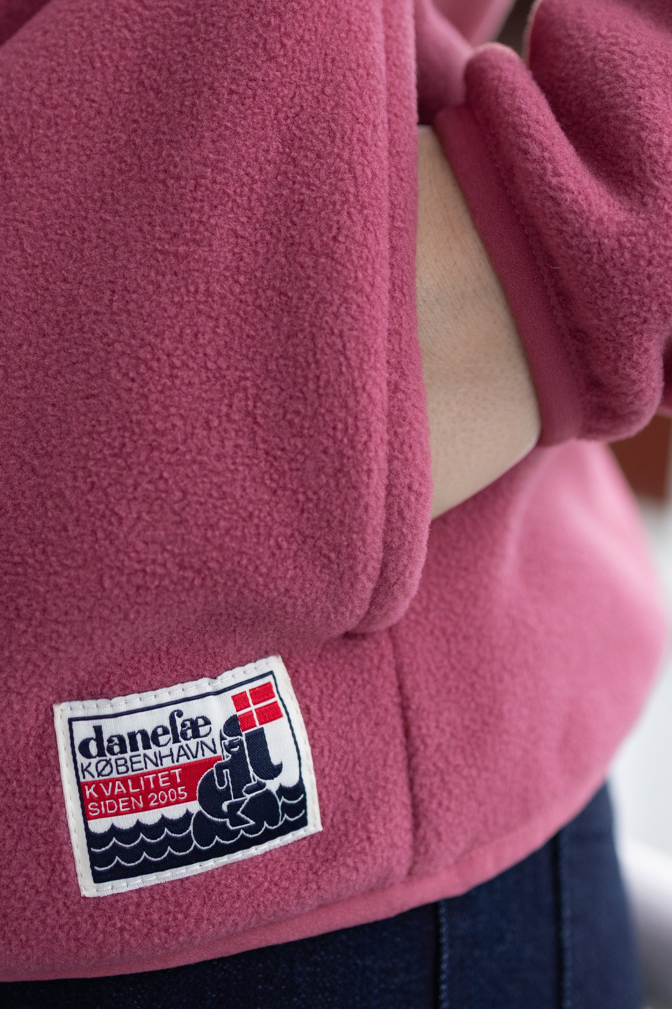 Danedea Polar Fleece Zip-Up Berry Compote