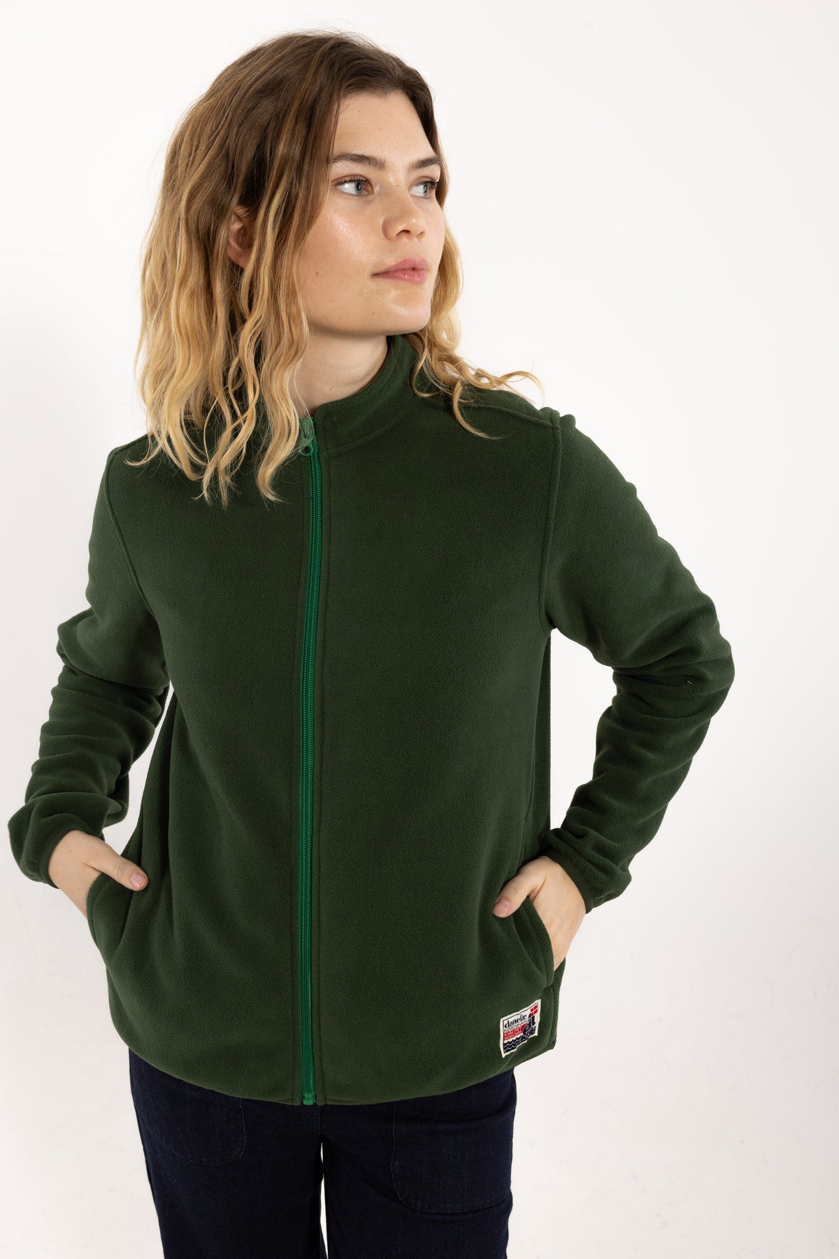 Danedea Polar Fleece Zip-Up Dark Forest
