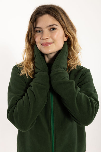 Danedea Polar Fleece Zip-Up Dark Forest