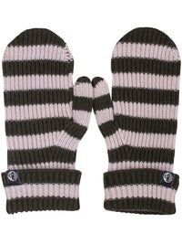 Danedolly Wool Mittens Dk Army / Lt Beige