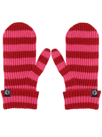 Danedolly Wool Mittens Soft Cherry / Dk Red