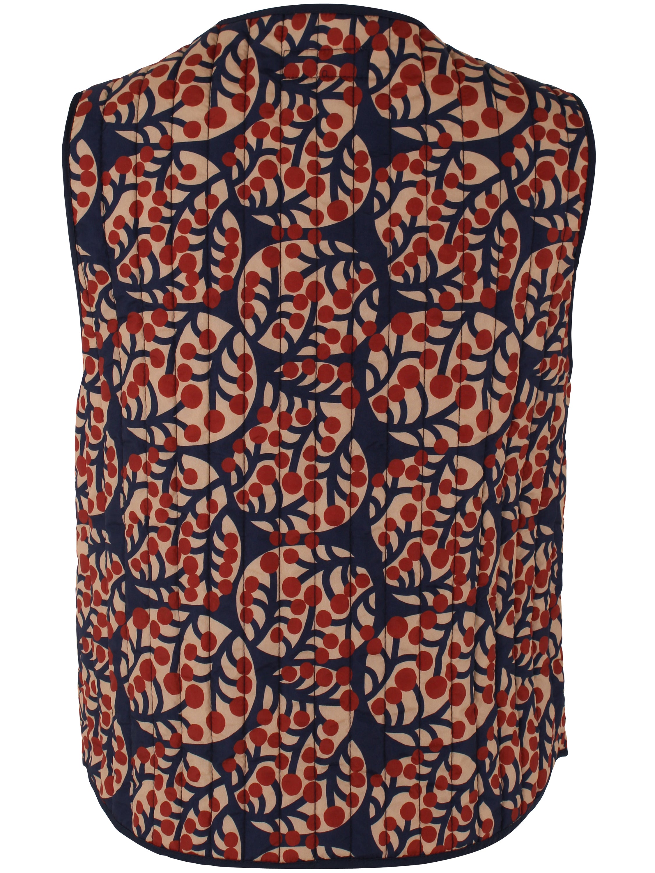 Danefield AOP Thermo Vest Dark Navy MACRO MICRO