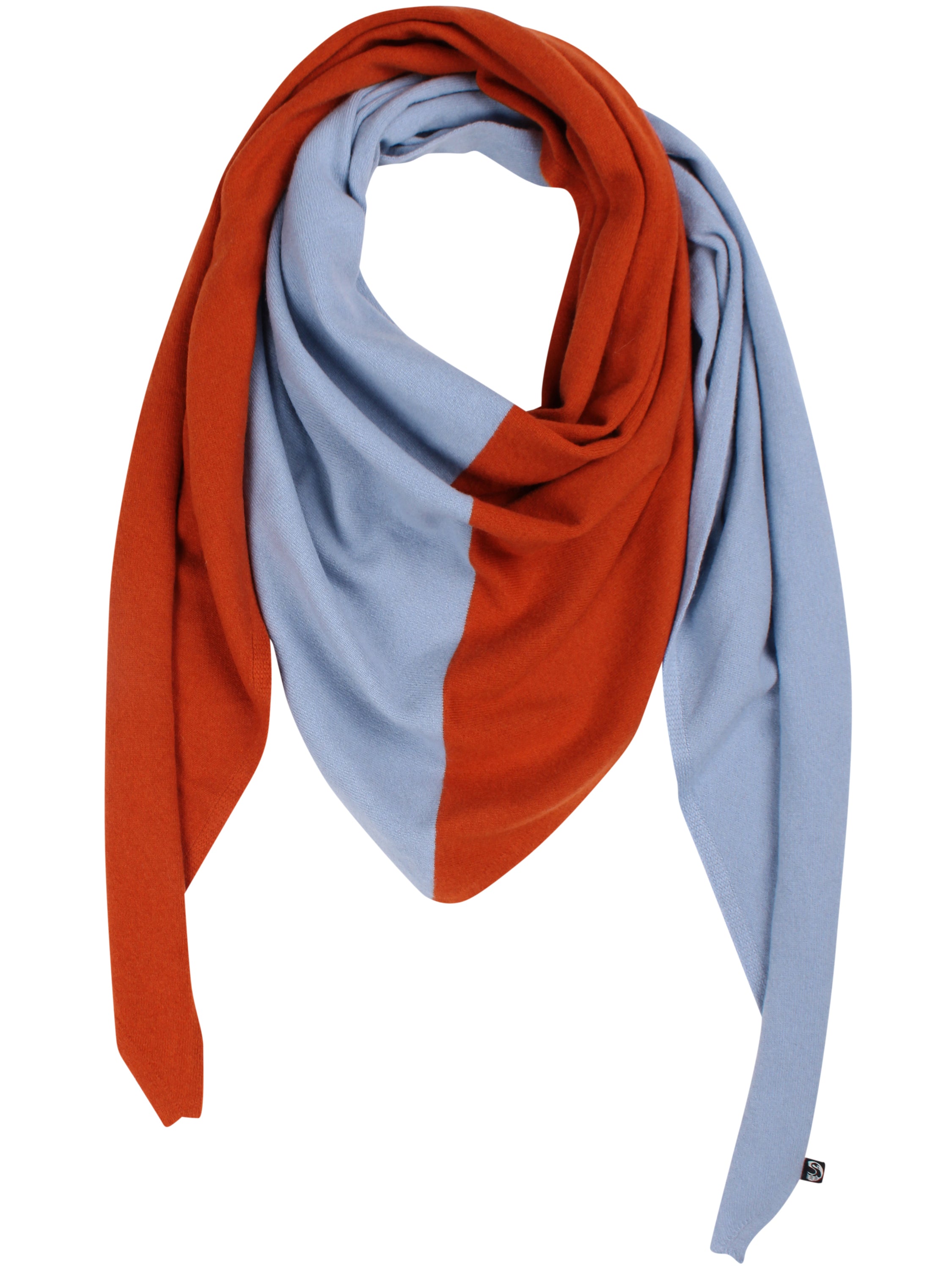 Danefireplace Merino Wool Shawl Porcelaine/Chili